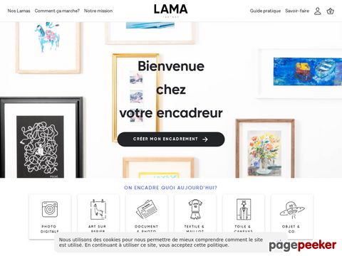 Lama Factory - cadre photo sur mesure