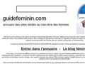 Guide féminin - annuaire