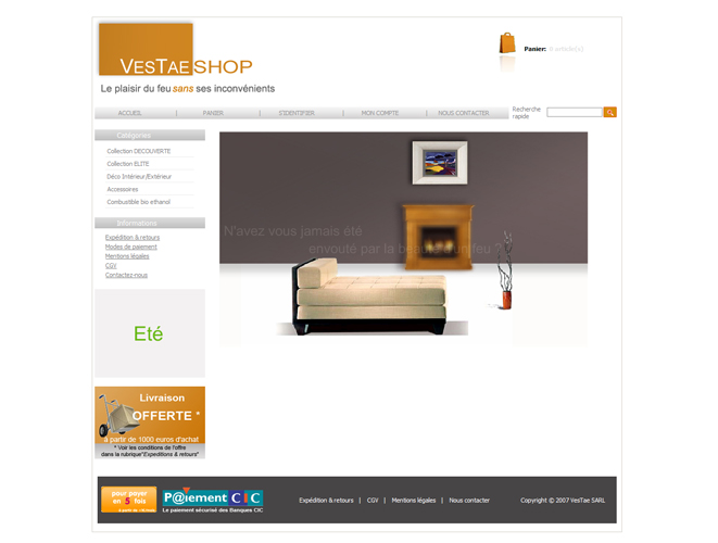 VesTae shop - chemin�es bio �thanol