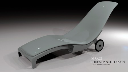 chaise longue In race - design Christophe Soffietti