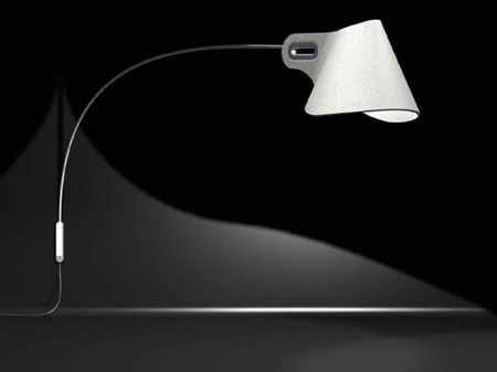 Ethalamp - lampe fibre optique par Jeff Miller