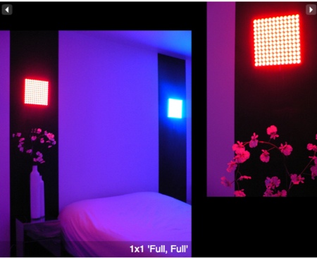 tableau creadot full light dans une chambre