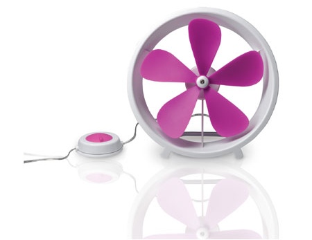 ventilateur à  pales Tykho rose