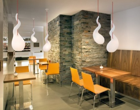 suspension alien dans un restaurant design