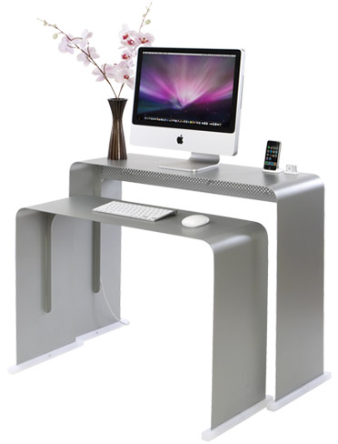 Onelessdesk, bureau en métal ultra fin