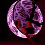 Rousseau Bubble chair illuminating