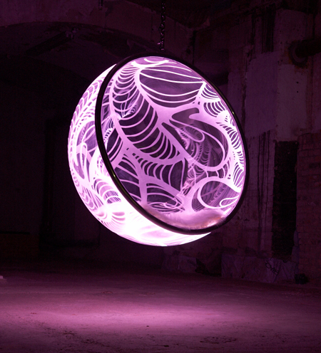 Bubble chair lumineux - Rousseau design