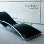 chaise longue design en carbone Initialis par Christophe Soffietti