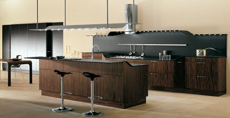 cuisine design en bois Snaidero Venus