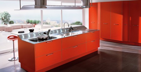 cuisine design orange Snaidero Venus