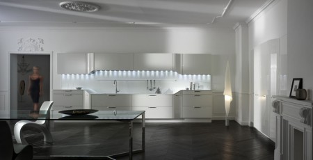 cuisine design Snaidero Venus Pininfarina blanche