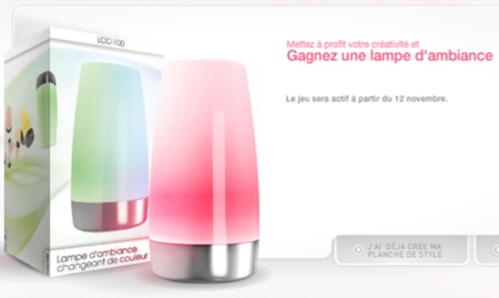 lampe design à  gagner