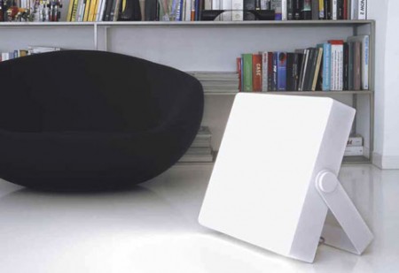 lampe senza parole blanche design Filippo Del'Orto