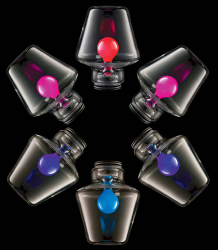 Mathmos poplight, la lampe design qui change de couleur