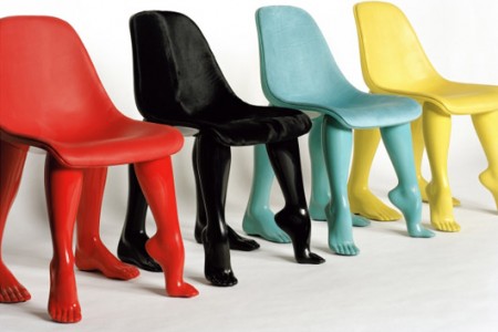 perspective chair : the chair with women legs by Pharell Williams