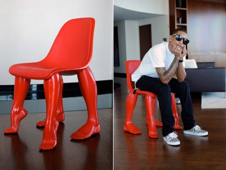 photo de la perspective chair et de Pharell Williams