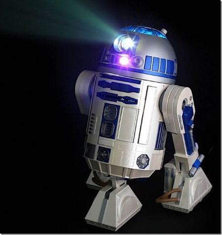 R2D2 videoprojecteur robot star wars