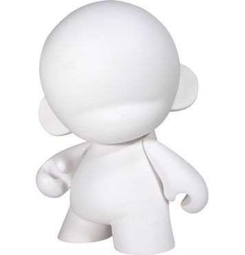 art toy géant blanc à personnaliser Mega Munny
