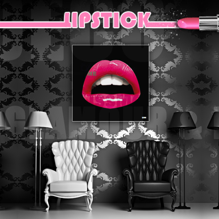 Collection de tableau Lipstick Lab2design