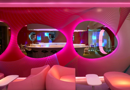 Décoration intérieur du restaurant Kurve