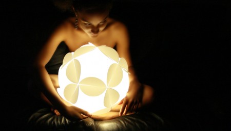 lampe boule blanche Yumelight