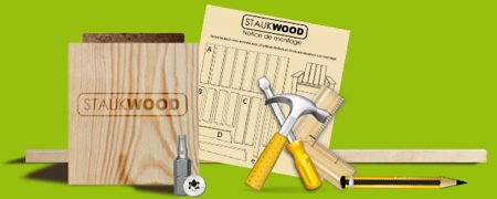 Meuble bois en kit Staukwood