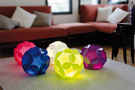 Lampe boule en couleur Yumelight