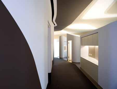 Couloir cabinet dentiste design