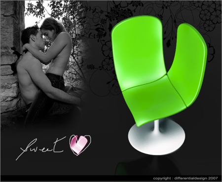 Fauteuil coeur Sweetheart