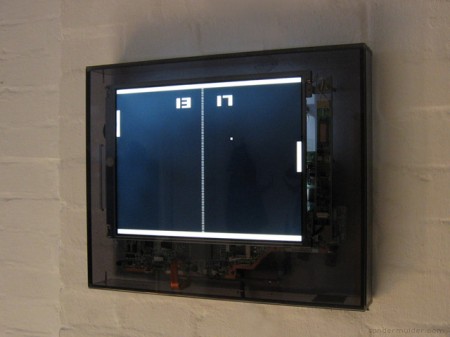 Pong clock Sander Mulder