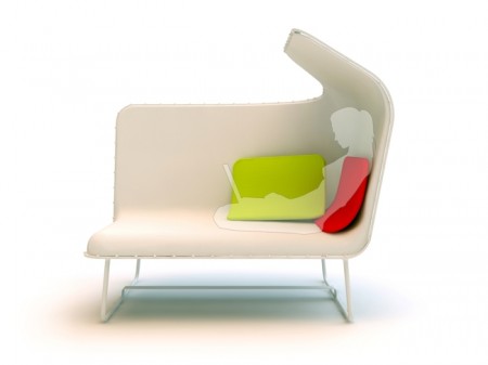Sofa blanc design