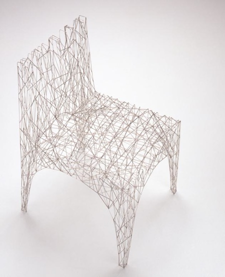 Webchair, chaise fil de fer
