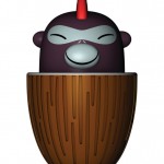Coquetier singe Banana chick A di Alessi