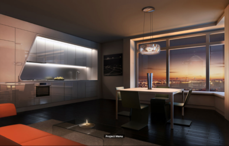 Salle à  manger design de l'hotel W New York