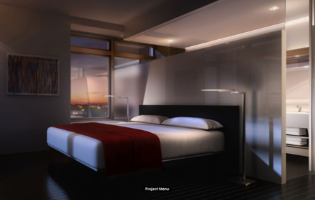 Chambre design de l'hotel W NY à  New York