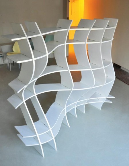 Etagère Wavy shelf Sang Hoon Kim