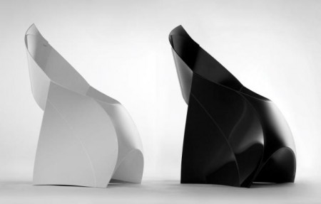 Flux chair noir et flux chair blanche