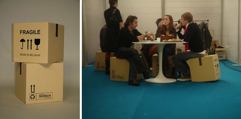 Pouf The box, Pieter Jamart