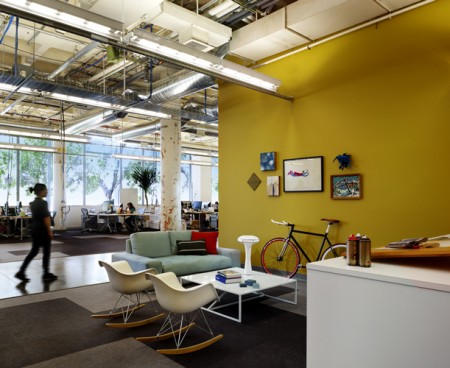 Intérieur design des bureaux Facebook