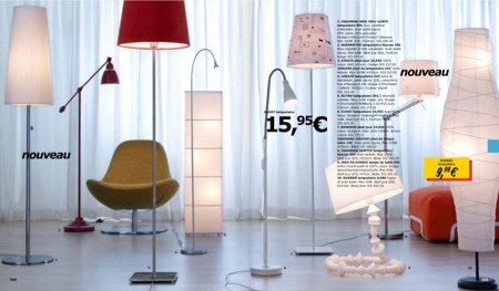 Nouveaux lampadaires Ikea 2010