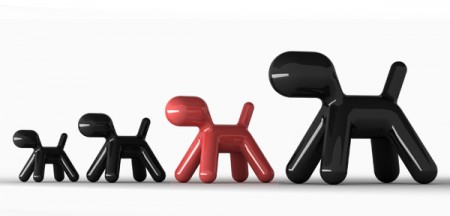 Puppy red and black glossy by Magis