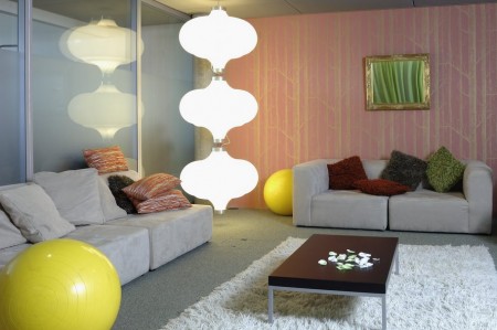 Bureaux Google à  Zurich, espace lounge