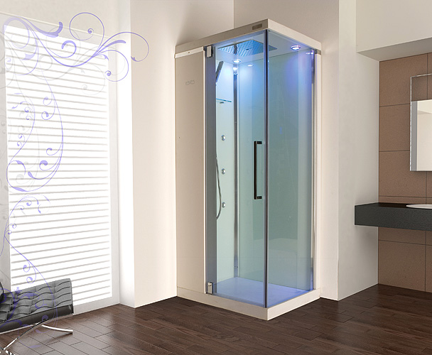 Cabine de douche monobloc
