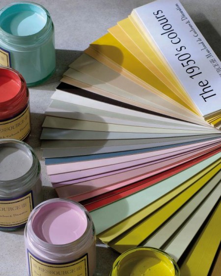 Palette de couleurs années 50 Peinture Ressource