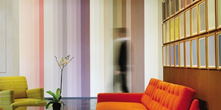 Peinture Ressources 1950's colours dans un intérieur design