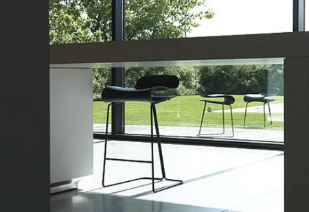 Tabouret de bar design noir