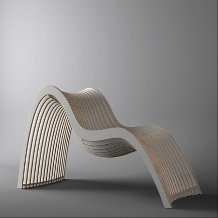 Wavy chair by Untothislast