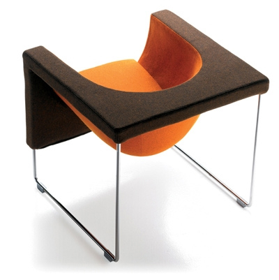 Fauteuil Nube orange