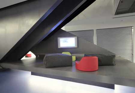 Bureaux Redbull espace lounge