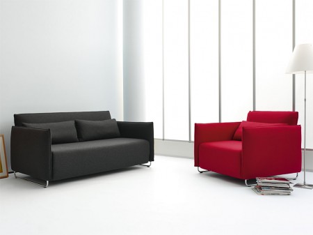 Canapé et fauteuil convertible Cord